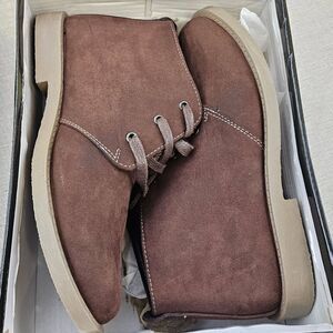 Joseph Allen JA16001 Chukka Casual Boots Brown‎ Suede Lace Up JA16001M Boys 5
